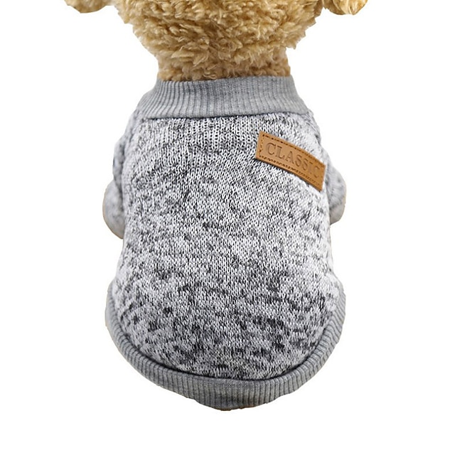 Dog Sweatshirt Fleece Vest Winter Warm Soft Fashion Comfortable Dog Clothing