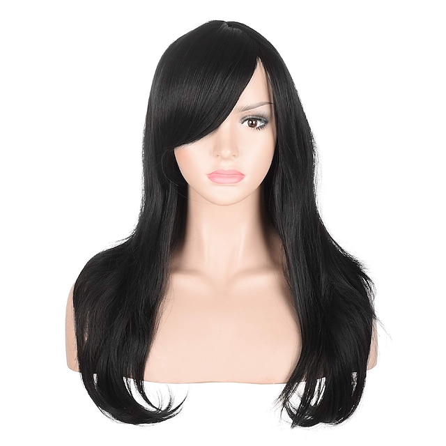 Beauty & Hair Wigs & Hair Pieces | Synthetic Wig Body Wave Side Part Wig Long Red Synthetic Hair Womens Cosplay Party Fashion Bl