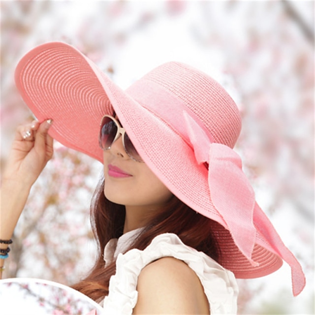  Women's Party Hat Party Street Holiday Bow Solid Colored Light Blue Beige Hat White Pink Fall Winter Spring