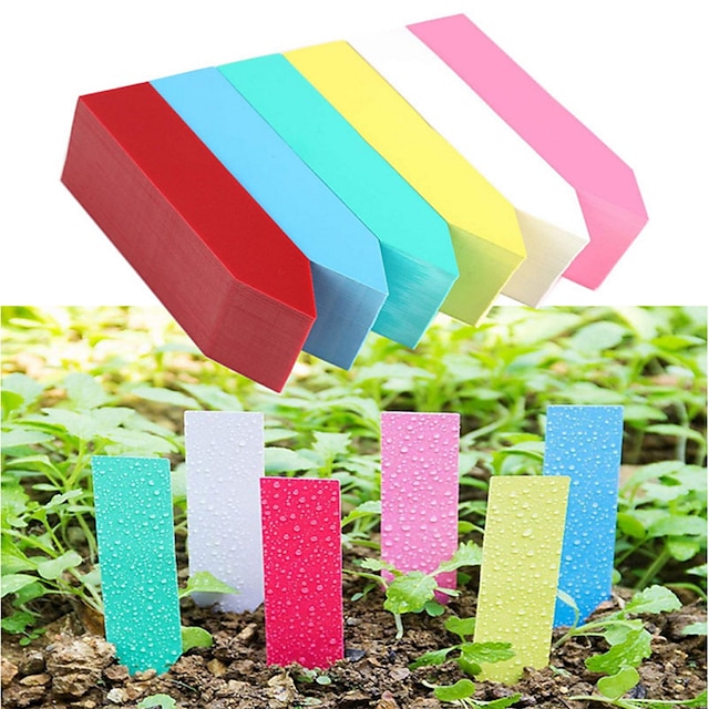 50/100Pcs Plant Tree Tags Labels Hanging Name Garden Seeds Nursery Marker Tool