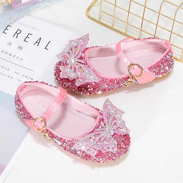 Shoes & Bags Kids Shoes | Girls Flats Flower Girl Shoes Formal Shoes Princess Shoes School Shoes Rubber Patent Leather Non-slipp