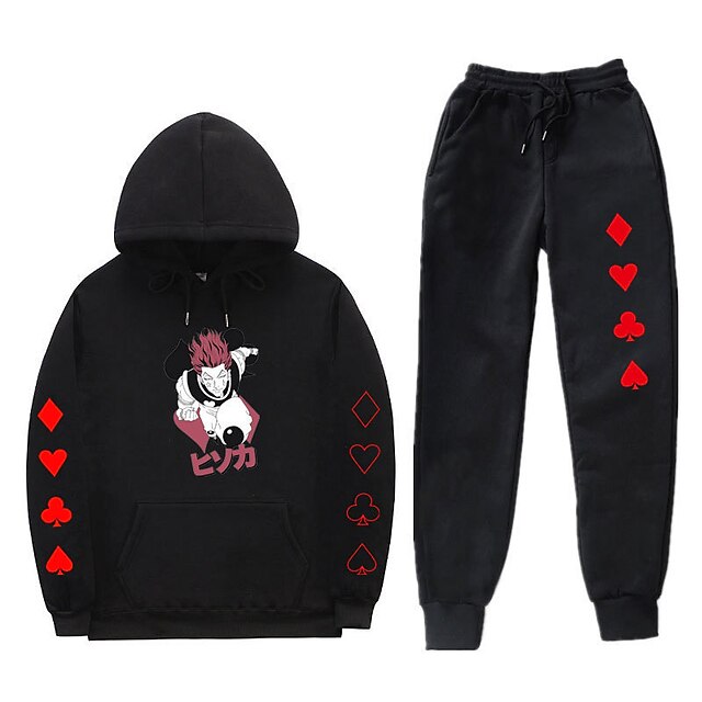 Toys & Hobbies Cosplay & Costumes | Inspired by Hunter X Hunter Hisoka Hoodie Anime 100% Polyester Anime Harajuku Graphic Kawaii