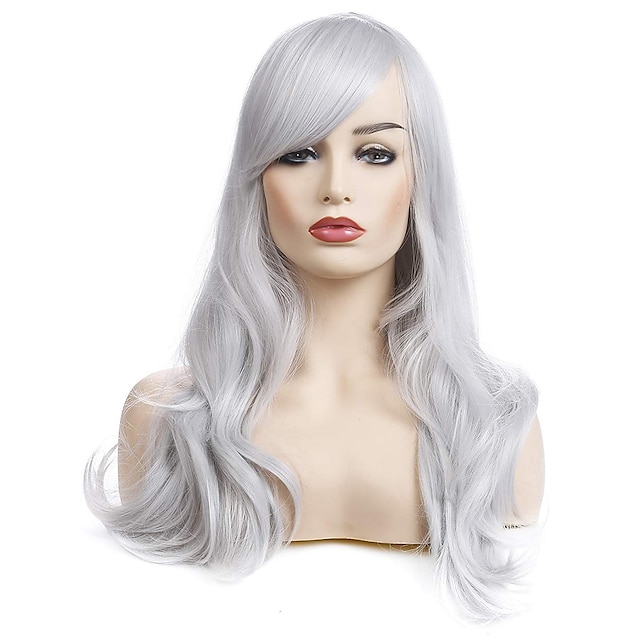 Beauty & Hair Wigs & Hair Pieces | Synthetic Wig Body Wave Side Part Wig Long Red Synthetic Hair Womens Cosplay Party Fashion Bl