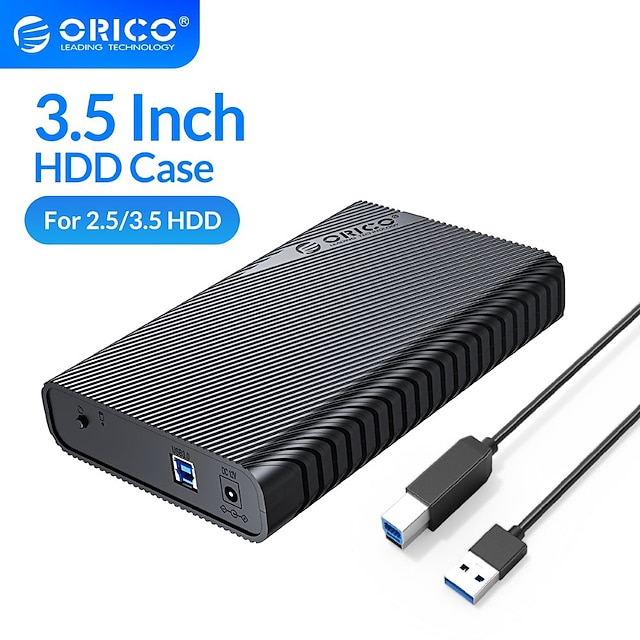  ORICO USB 3.0 to SATA 3.0 External Hard Drive Enclosure Plug and play / Tool-free Installation / with LED Indicator / Support UASP 16384 GB