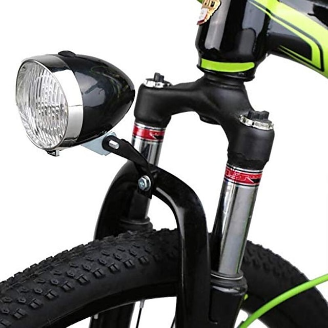  vintage retro fiets koplamp lamp led koplamp met beugel waterdicht meerdere modi super heldere lichtgewicht batterijen niet inbegrepen