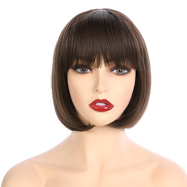 Beauty & Hair Wigs & Hair Pieces | 10 Short Straight Hair Flapper Cosplay Costume Bob Wig 1920s The Great Gatsby Cosplay Costume