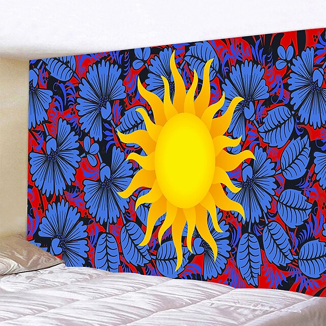 Home & Garden Home Decor | Sun Leaf Wall Tapestry Art Decor Blanket Curtain Hanging Home Bedroom Living Room Decoration Polyeste