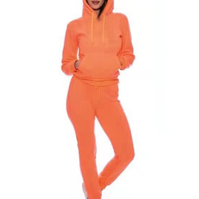 Sports & Outdoors Running, Jogging & Walking | Womens 2 Piece Tracksuit Sweatsuit Casual Athleisure 2pcs Winter Long Sleeve Ther