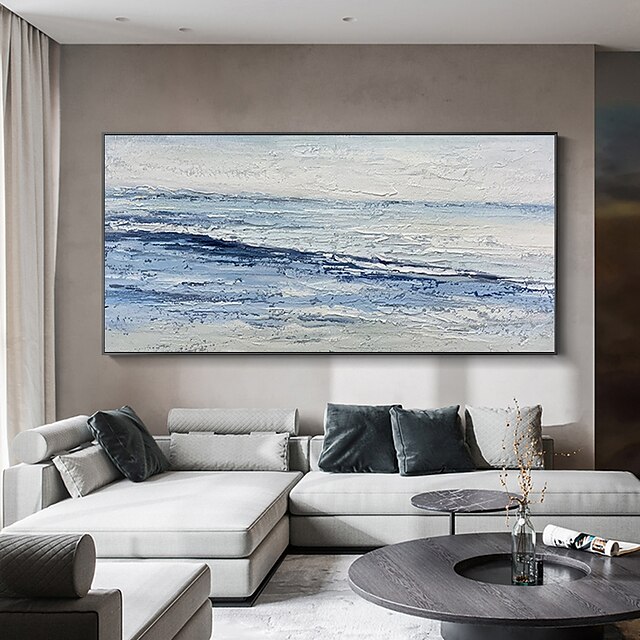 Home & Garden Wall Art | Manual Handmade Oil Painting Hand Painted Horizontal Panoramic Abstract Famous Modern Realism Rolled Ca