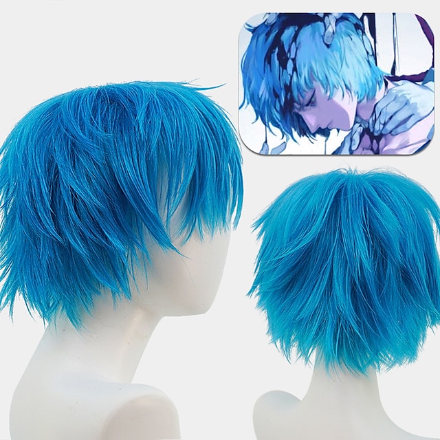 blue wigs for men