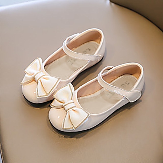 Shoes & Bags Kids Shoes | Girls Flats Flat Flower Girl Shoes Princess Shoes Leather PU Portable Walking Wedding Dress Shoes Litt