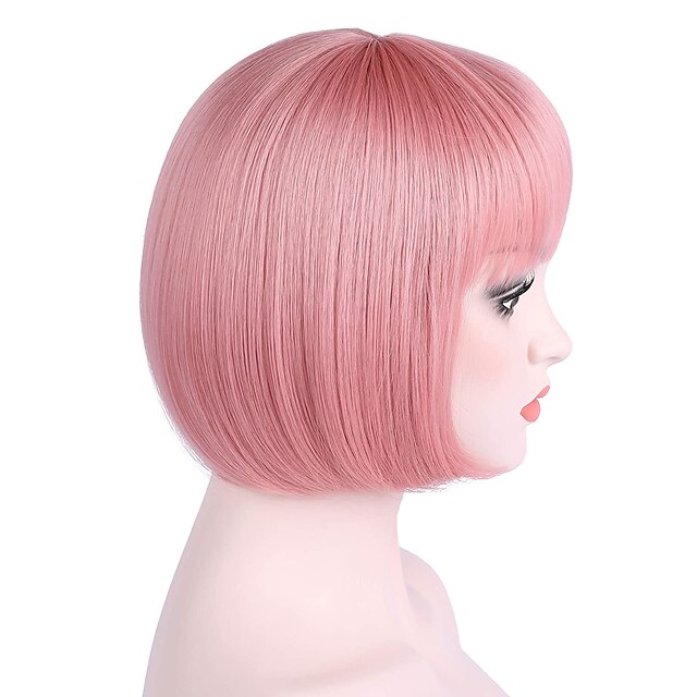 Beauty & Hair Wigs & Hair Pieces | 10 Short Straight Hair Flapper Cosplay Costume Bob Wig 1920s The Great Gatsby Cosplay Costume