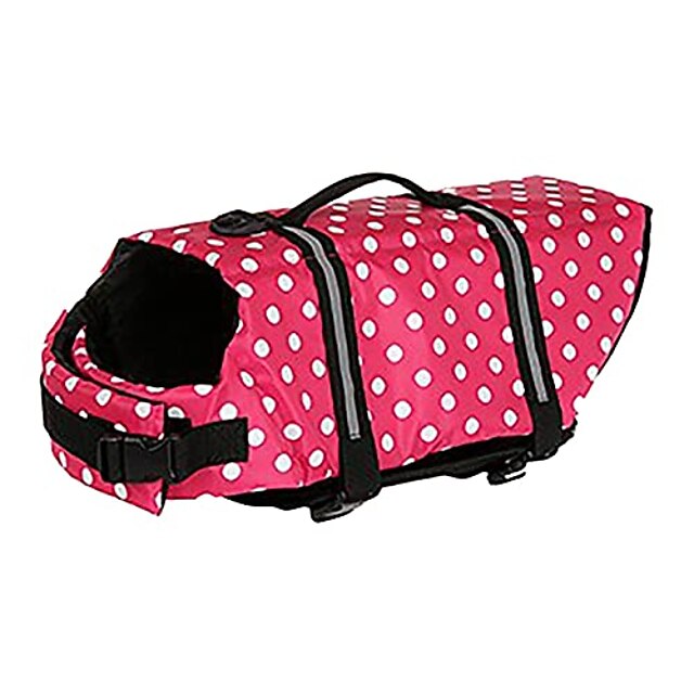  Dog Pets Life Jacket | Lifejacket for Dogs | Dog Water Life Vest | Kayak Life Jacket Vest for Swimming and Boating (Pink, Small)