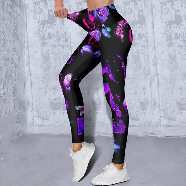 21Grams® Per donna Vita alta Pantaloni da yoga Leggings corti Fasciante in  vita Sollevamento dei glutei Viola Yoga Fitness Allenamento in palestra  Inverno Gli sport Abbigliamento sportivo Elevata del 8946121 2022 a $12.99