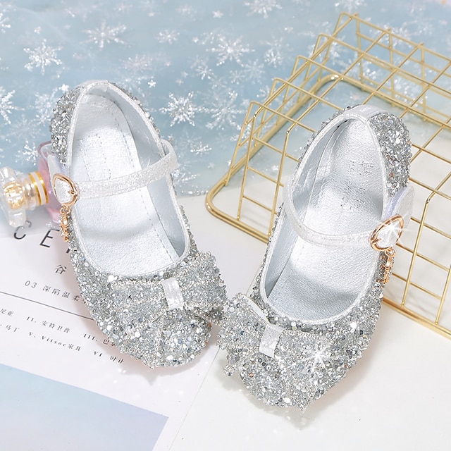 Shoes & Bags Kids Shoes | Girls Flats Flower Girl Shoes Princess Shoes School Shoes Rubber Nappa Leather Non-slipping Cosplay Bi