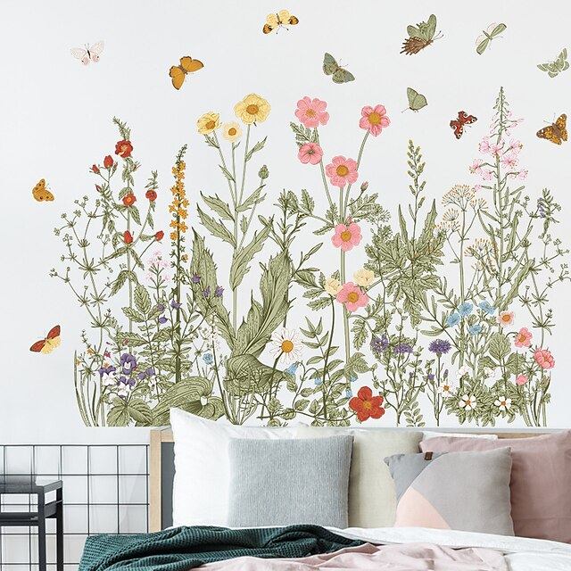 Animals Floral & Plants Wall Stickers Bedroom Living Room Removable Pre ...