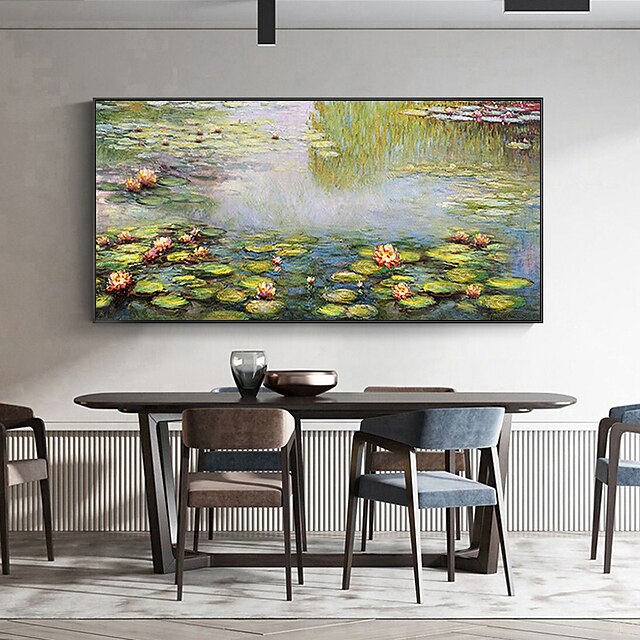 Oil Painting Handmade Hand Painted Wall Art Abstract World Famous Paintings Monet Water Lilies Home Decoration Decor Stretched Frame Ready To Hang 8940979 2022 178 23 - Famous Paintings For Home Decor Oil Painting Handmade Hand Painted Wall Art Abstract World Famous Paintings Monet Water Lilies Home Decoration Decor Stretched Frame Ready To Hang 8940979 2022 178 23 - Famous Paintings For Home Decor