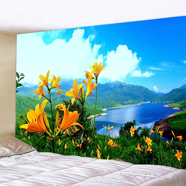 Home & Garden Home Decor | Landscape Wall Tapestry Art Decor Blanket Curtain Hanging Home Bedroom Living Room Decoration Polyest