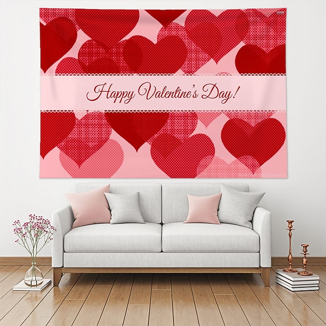 Home & Garden Home Decor | Valentines Day Wall Tapestry Art Decor Blanket Curtain Hanging Home Bedroom Living Room Decoration Po