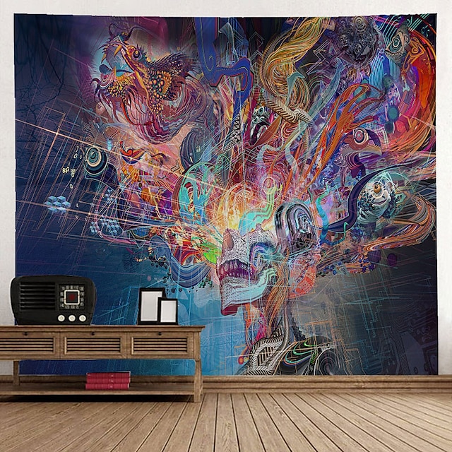 Home & Garden Home Decor | Graffiti Wall Tapestry Art Decor Blanket Curtain Hanging Home Bedroom Living Room Decoration Polyeste