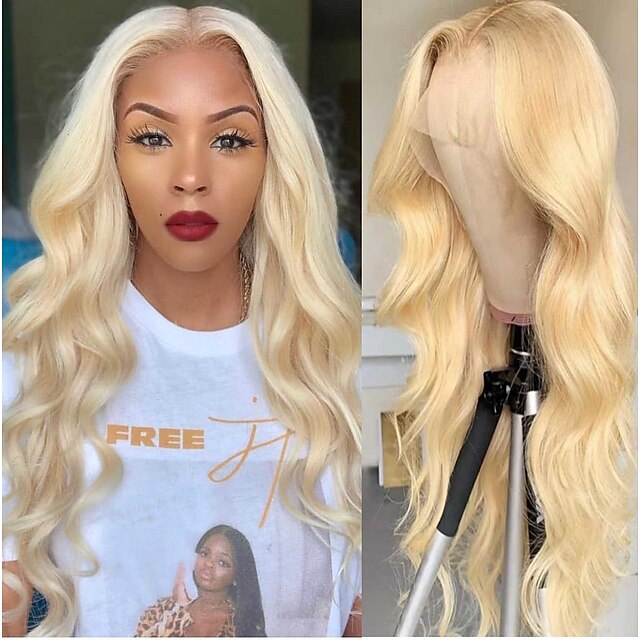

150% 180% 13x4 Lace 613 Blonde Lace Front Wig Human Hair Mesariel Body Wave Human Hair Pre Plucked with Baby Hair Brazilian HD Lace Front Human Hair Wigs