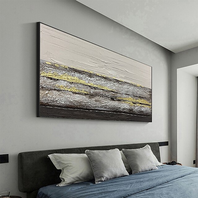 Home & Garden Wall Art | Manual Handmade Oil Painting Hand Painted Horizontal Panoramic Abstract Famous Modern Realism Rolled Ca