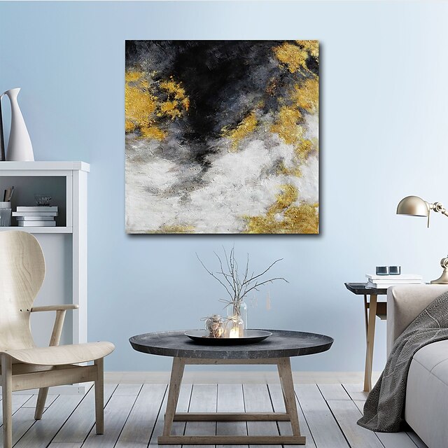 Home & Garden Wall Art | Wall Art Canvas Prints Painting Artwork Picture Abstract Knife PaintingGolden Landscape Home Decoration