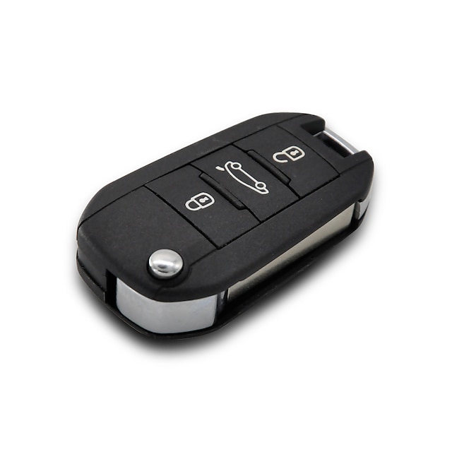  Replacement Keyless Entry Remote Control Key Fob Clicker Transmitter 3 Button for Citroen 208 2008 301 308 508 5008 c-elysee C4-Cactus 434MHz ID46 PCF7941 Key 1PCS