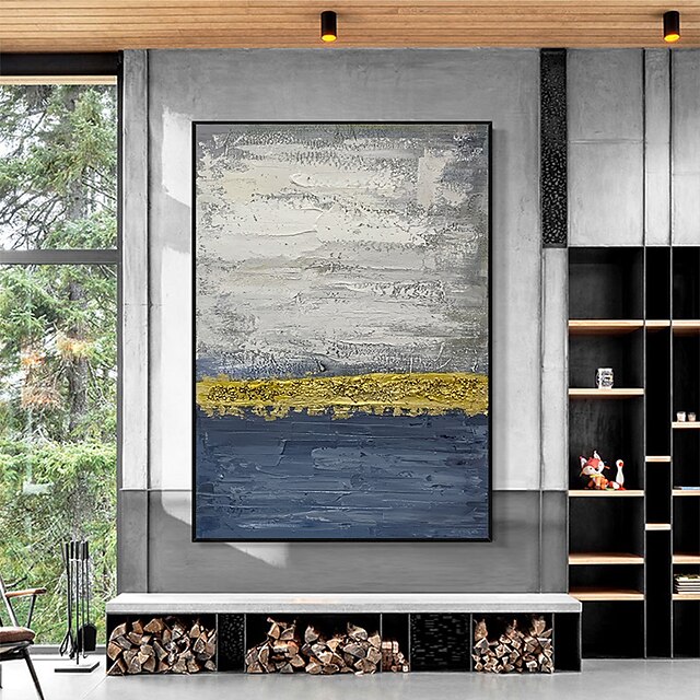 Home & Garden Wall Art | Manual Handmade Oil Painting Hand Painted Vertical Panoramic Abstract Famous Modern Realism Rolled Canv