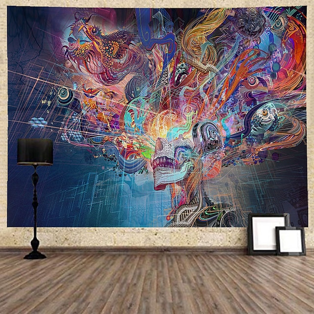 Home & Garden Home Decor | Graffiti Wall Tapestry Art Decor Blanket Curtain Hanging Home Bedroom Living Room Decoration Polyeste