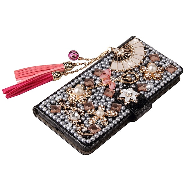  Phone Case For Samsung Galaxy S24 S23 S22 S21 S20 Plus Ultra A55 A35 A25 A15 5G A14 A54 Note 20 Ultra 10 Plus A73 A53 A12 A32 Wallet Case Glitter Shine Dustproof Kickstand Glitter Shine PU Leather