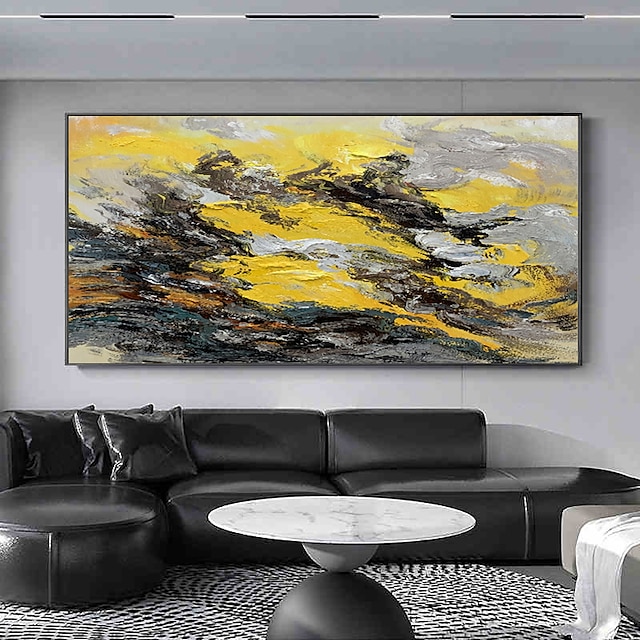 Home & Garden Wall Art | Manual Handmade Oil Painting Hand Painted Horizontal Panoramic Abstract Famous Modern Realism Rolled Ca