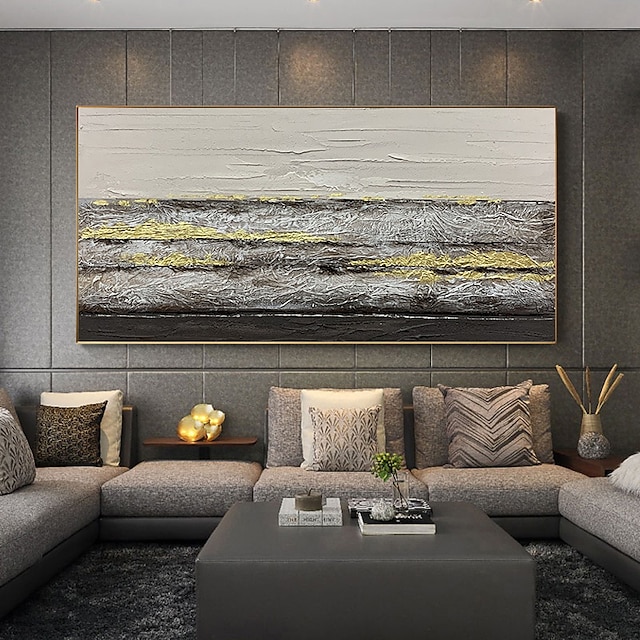 Home & Garden Wall Art | Manual Handmade Oil Painting Hand Painted Horizontal Panoramic Abstract Famous Modern Realism Rolled Ca