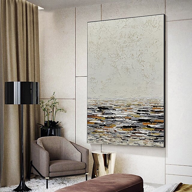 Home & Garden Wall Art | Manual Handmade Oil Painting Hand Painted Vertical Panoramic Abstract Famous Modern Realism Rolled Canv