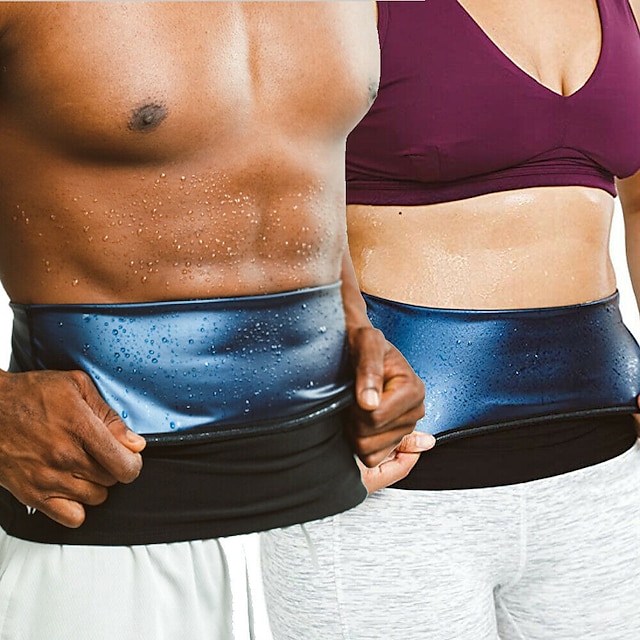  Abdominal Toning Belt Adjustable Waist Belt Sports Spandex Polyester Yoga Gym Workout Exercise & Fitness Portable Stretchy Durable Weight Loss Fat Burner Tummy Fat Burner For Men Women