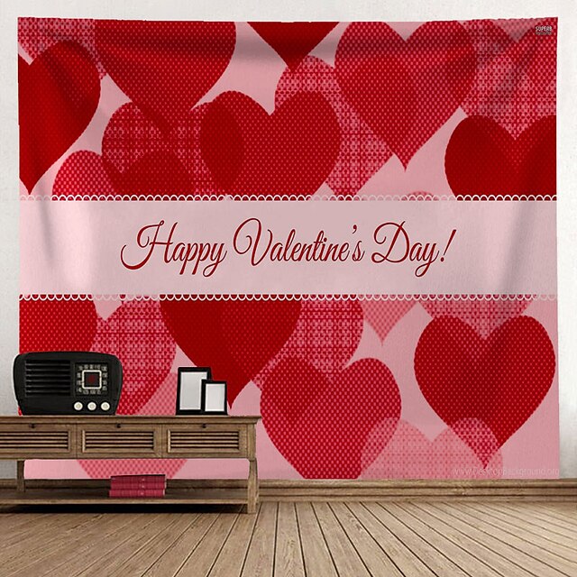 Home & Garden Home Decor | Valentines Day Wall Tapestry Art Decor Blanket Curtain Hanging Home Bedroom Living Room Decoration Po