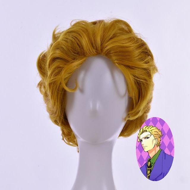 Beauty & Hair Wigs & Hair Pieces | JoJos Bizarre Adventure Kira Yoshikage Cosplay Wigs Mens Layered Haircut Asymmetrical / Heat 