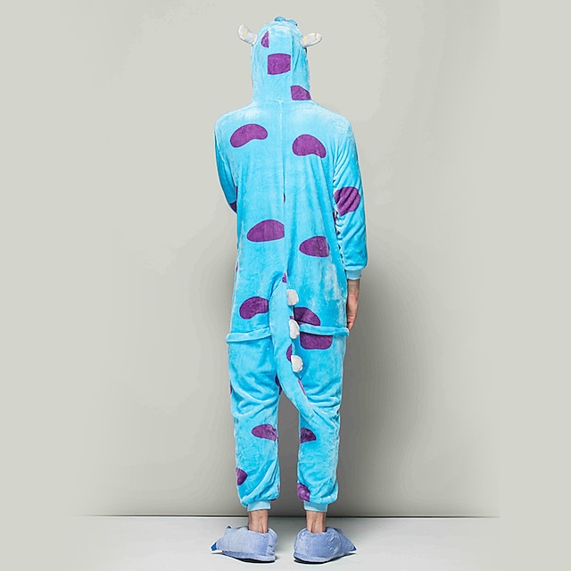 Toys & Hobbies Cosplay & Costumes | Adults Kigurumi Pajamas Mike and Sully Onesie Pajamas Adults Couples Monster Housecoat Costu