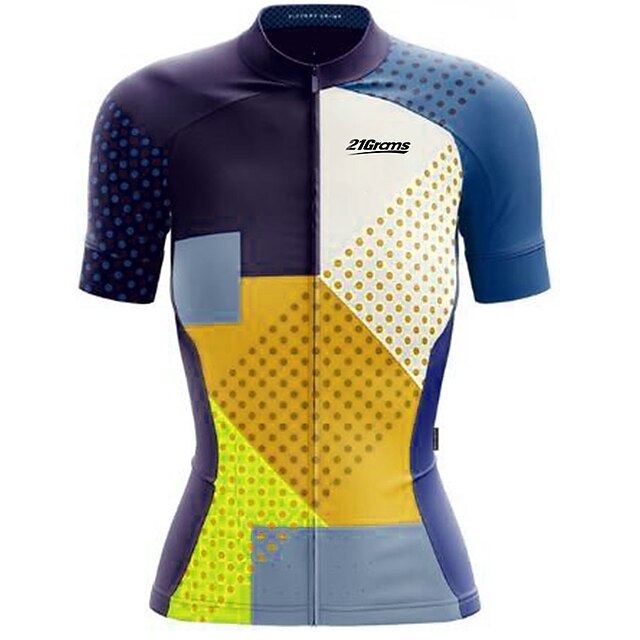 21Grams® Women's Short Sleeve Cycling Jersey with Shorts