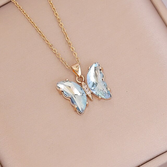 

Women's Alloy Metal Necklace Butterfly For Party Dailywear Carnival Jewelry Series Holiday Fashion Jewellery