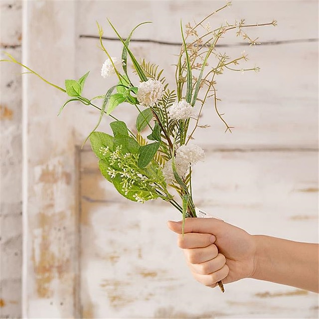 Home & Garden Home Decor | 1 Bouquet Artificial Flower Plastic Modern Reed Flower Wedding Decoration Bouquet Flower Party Home D