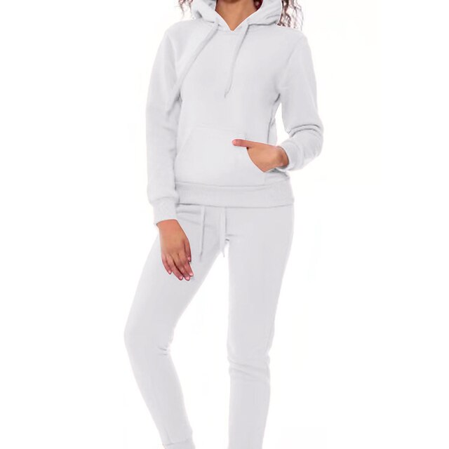 Sports & Outdoors Running, Jogging & Walking | Womens 2 Piece Tracksuit Sweatsuit Casual Athleisure 2pcs Winter Long Sleeve Ther