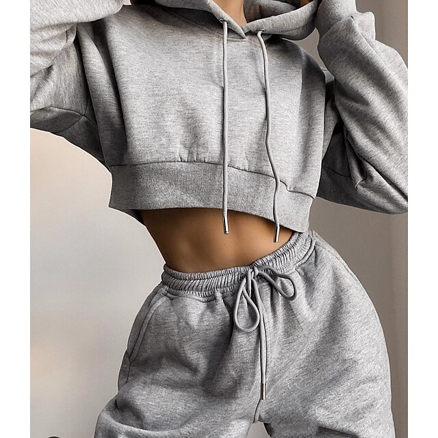 Sports & Outdoors Running, Jogging & Walking | Womens Side Pockets Tracksuit Sweatsuit Jogging Suit Street Casual Winter Long Sl