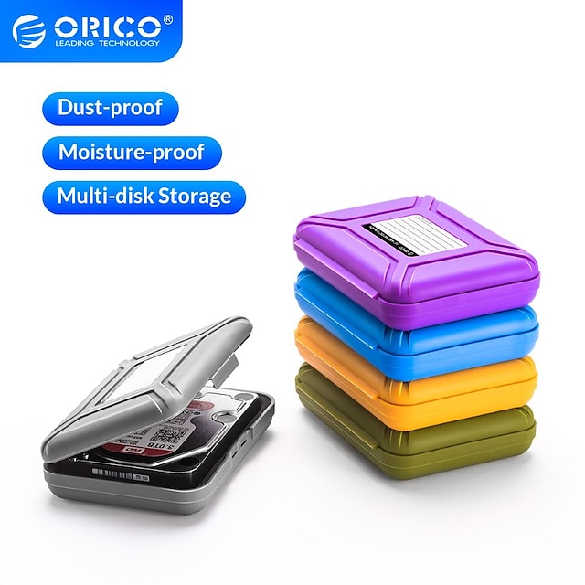 ORICO Purple 3.5" HDD Protector Case Hard Drive HDD Shockproof Protection Box 