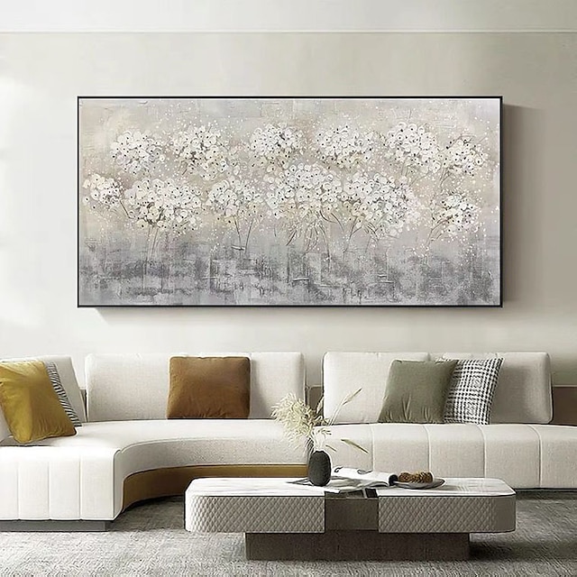 Home & Garden Wall Art | Oil Painting Handmade Hand Painted Wall Art Several Colors knife Flower abstract Home Decoration Decor 