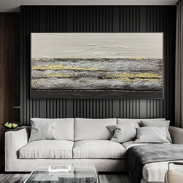 Home & Garden Wall Art | Manual Handmade Oil Painting Hand Painted Horizontal Panoramic Abstract Famous Modern Realism Rolled Ca