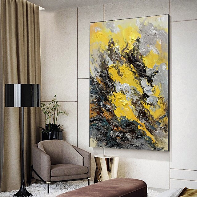 Home & Garden Wall Art | Manual Handmade Oil Painting Hand Painted Vertical Panoramic Abstract Famous Modern Realism Rolled Canv