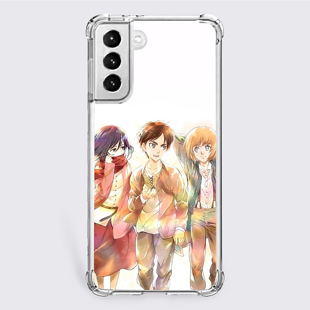 Phones & Accessories Phone Cases & Covers | Attack on Titan Cartoon Characters Phone Case For S22 S21 S20 Plus Ultra FE S10 S9 S