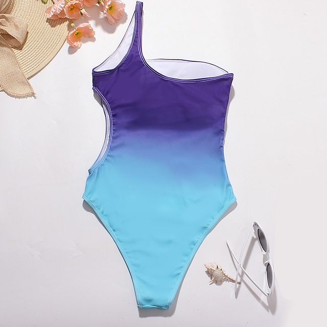 Sports & Outdoors Surfing, Diving & Snorkeling | Womens One Piece Swimsuit Cut Out One Shoulder Bodysuit Bathing Suit Swimwear B