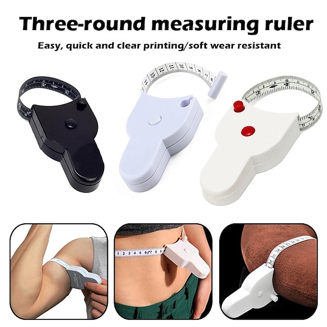  Automatic Telescopic Tape MeasurePerfect Body Tape MeasureSelf-Tightening Body Measuring RulerRetractable Double Scales RulersPerfect Waist Tape Measure